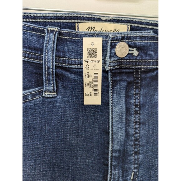 Madewell High Rise Slim Straight Jean Bryston Wash Size 25 NWT - Picture 3 of 10